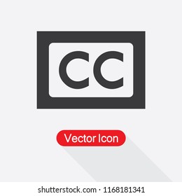 Subtitles Symbol Vector Illustration Eps10