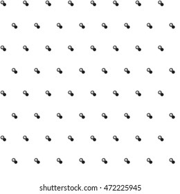 subtle 3d minimal polka spheres white web background pattern
