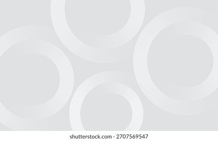 Fondo abstracto sutil con círculos superpuestos en tonos grises claros, creando un diseño moderno y minimalista.