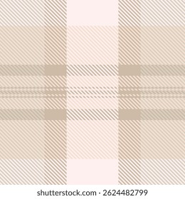 Subtle beige and cream plaid pattern.  Elegant texture ideal for textile design, website backgrounds, or fashion projects.  Evokes feelings of warmth, calmness, and sophistication.
