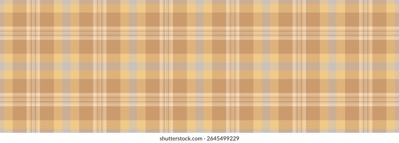 Subtle beige and pale yellow plaid pattern.  Perfect for backgrounds, textile designs, or packaging.  Evokes feelings of warmth, comfort, and simplicity. Ideal for autumnal or rustic projects.