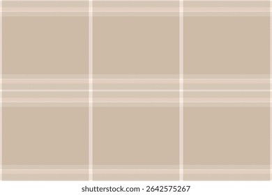 Subtle beige and white plaid pattern.  Perfect for backgrounds, textile design, or minimalist branding.  Clean, neutral, and versatile, this image evokes calm and sophistication.
