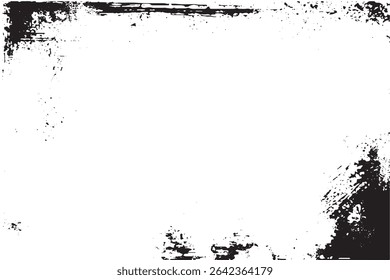 Subtle Black Grunge Border with Ample Copy Space