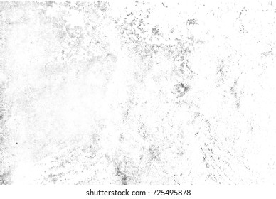 Subtle black halftone vector texture overlay. Monochrome abstract splattered white background. Dotted grain black and white gritty grunge backdrop. Dot and circle dirty effect