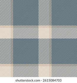Subtle blue and beige plaid pattern. Perfect for textile designs, website backgrounds, or crafting projects. This calming, minimalist texture evokes a sense of warmth and comfort.