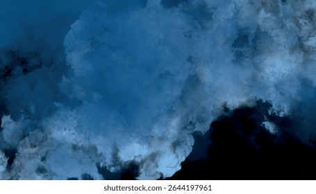 Subtle blue-gray haze. Mysterious atmospheric effect.