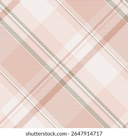 Subtle blush pink and muted green plaid pattern.  Elegant, versatile texture ideal for fashion, home decor, or website backgrounds.  Creates a calming and sophisticated aesthetic.