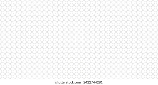 Subtle circle mesh texture. Vector minimalist seamless pattern with circular grid, thin curved lines, lattice, net. Simple geometric background. Elegant minimal beige ornament. Repeated geo design