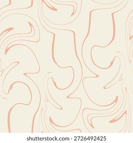 Sutil Creamy Tripes Padrão decorativo sem emenda. Plano de fundo de repetição. Impressão de papel de parede inclinável.