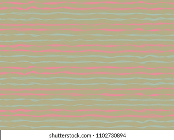 Subtle curved stripes horizontal lines vector pattern. Thin intersecting and parallel bent lines, curve wavy ribbons clothing textile.  Wavy stripes ripple fabric texture template.