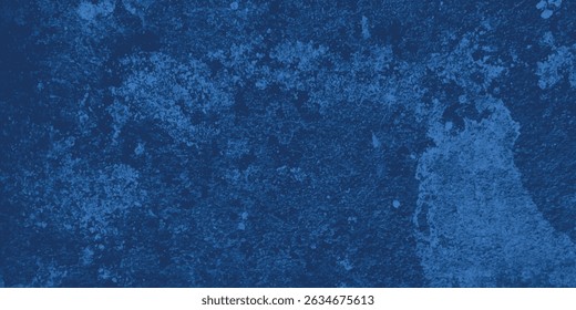 Pintura digital sutil com superfície azul angustiada e formas suavemente emergentes como nuvens

