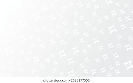 Elegancia sutil: patrón minimalista de estallido estelar blanco en gradiente gris suave, ideal para un diseño limpio y fondos modernos, un Vector versátil para varios usos