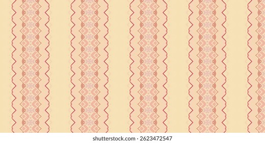 Subtle Ethnic Seamless Pattern with Warm Tones