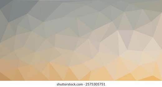 A subtle geometric background with soft triangular patterns in neutral tones of gray, beige, and light orange, creating a minimalistic and elegant design.