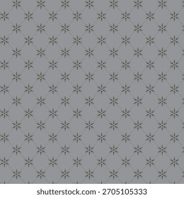 Subtle Geometric Star Motif in Seamless Grey Texture