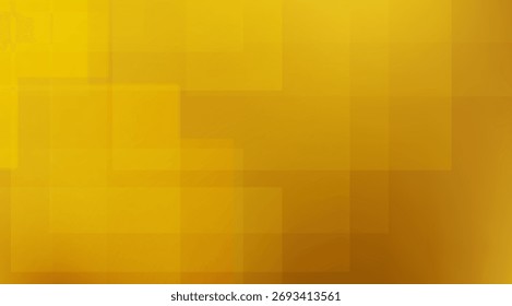 Quadrados dourados sutis se sobrepõem, criando um efeito de mosaico suave e texturizado contra um fundo dourado gradiente, proporcionando um design quente e abstrato com uma sensação elegante e moderna