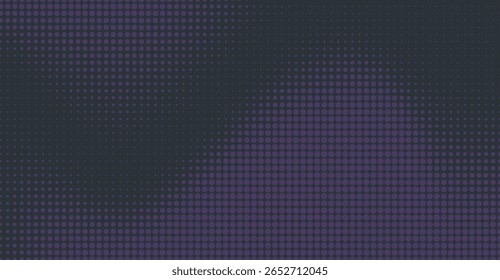 Subtle gradation features a dark background overlaid with dense purple circles, creating a modern, understated design with a hint of digital flair and visual interest