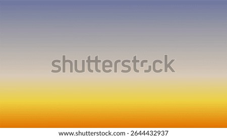 A subtle gradient background that transitions from dark blue at the top to warm orange at the bottom, resembling a serene sunset or sunrise sky.