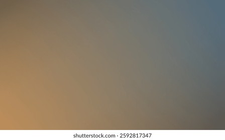 Subtle Gradient of Earthy Tones, A Seamless Blend of Warm Amber and Cool Blue-Gray Hues Creates a Serene and Visually Pleasing Abstract Background