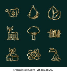 Subtle gradient fill icon pack


