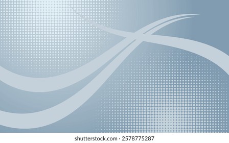 Subtle Gradient with Halftone Dots and Flowing Lines, A Serene and Minimalistic Abstract Design, Ideal for Backgrounds and Modern Presentations