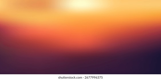 Los sutiles Gradientes de amarillo, naranja y violeta crean un fondo desdibujado y atmosférico, perfecto para agregar profundidad y calidez a cualquier proyecto creativo que necesite una estética suave y soñadora