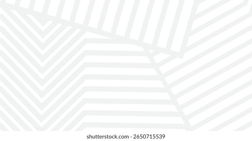 Subtle gray and white abstract background featuring horizontal, parallel lines arranged in geometric patterns with sharp angles and a modern, sleek aesthetic throughout the design