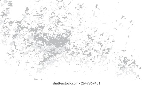 Subtle grayscale splatter and mottled shapes create a minimalist and textured effect with a balance of light and dark areas, evoking a sense of aged elegance and artistic depth