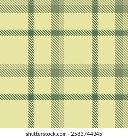 Subtle green and beige plaid pattern.  Perfect for textile design, website backgrounds, or crafting projects. Evokes a sense of calm and understated elegance.