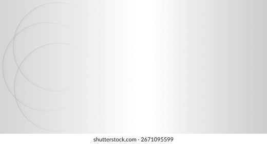 Subtle grey arcs on a light grey gradient background.