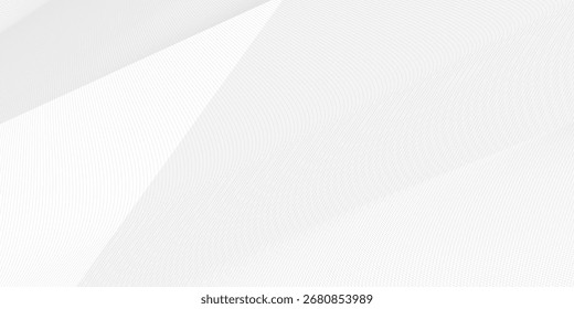 Subtle grey lines create a modern, abstract wave and geometric pattern on a clean white background, perfect for minimalist designs and corporate presentations.
