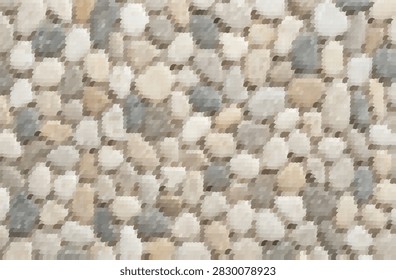 Subtle grey and tan stone mosaic pattern. Decorative mineral texture suitable for wellness and natural design themes.