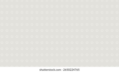 Fundo de vetor cinza sutil com contornos de estrela branca nítidos. Perfeito para projetos minimalistas, modernos ou neutros.