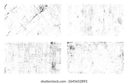 Sutil Grunge Texture Pack. Poeira Fina, Arranhões Esmaecidos, Sobreposições Levemente Afligidas

