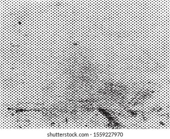 Subtle halftone grunge texture vector. Distressed overlay texture. Grunge background. Abstract mild textured effect. Vector Illustration. Black isolated on white. EPS10.