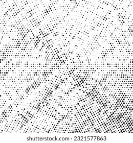 Subtle halftone grunge texture vector. Distressed overlay texture. Grunge background. Abstract mild textured effect. Black isolated on white background. Vector Illustration.