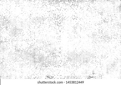 Subtle halftone grunge urban texture vector. Distressed overlay texture. Grunge background. Abstract mild textured effect. Vector Illustration. Black isolated on white background. EPS10.
