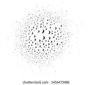 Subtle halftone grunge urban texture vector. Distressed overlay texture. Grunge background. Abstract mild textured effect. Vector Illustration. Black isolated on white background. EPS10.