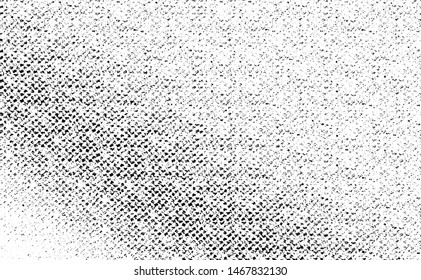 Subtle halftone grunge urban texture vector. Distressed overlay texture. Grunge background. Abstract mild textured effect. Vector Illustration. Black isolated on white background. EPS10.