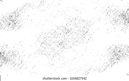 Subtle halftone grunge urban texture vector. Distressed overlay texture. Grunge background. Abstract mild textured effect. Vector Illustration. Black isolated on white. EPS10.