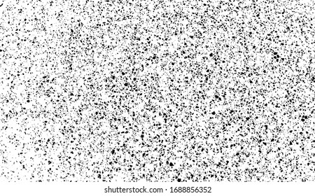 Sutil vector de textura urbana de tono medio grunge. Textura superpuesta angustiada. Borde fondo. Efecto texturado leve abstracto. Ilustración vectorial. Negro aislado en blanco. EPS10.