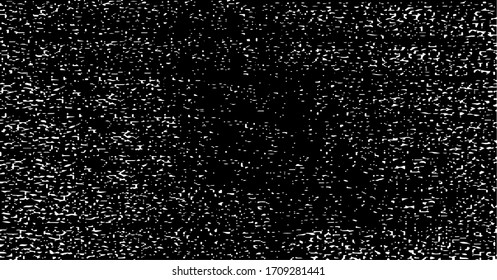 Sutil vector de textura urbana de tono medio grunge. Textura superpuesta angustiada. Borde fondo. Efecto texturado leve abstracto. Ilustración vectorial. Negro aislado en blanco. EPS10.