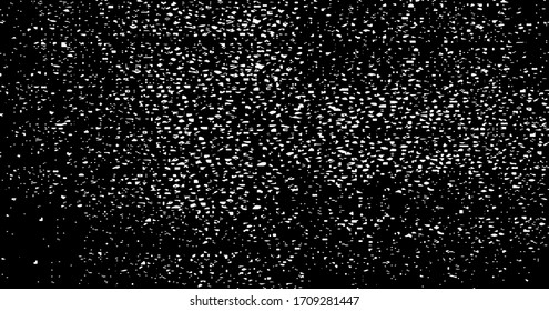 Sutil vector de textura urbana de tono medio grunge. Textura superpuesta angustiada. Borde fondo. Efecto texturado leve abstracto. Ilustración vectorial. Negro aislado en blanco. EPS10.
