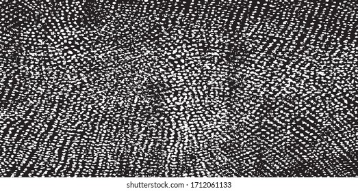 Sutil vector de textura urbana de tono medio grunge. Textura superpuesta angustiada. Borde fondo. Efecto texturado leve abstracto. Ilustración vectorial. Negro aislado en blanco. EPS10.