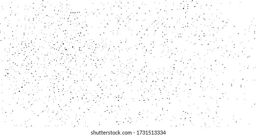 Sutil vector de textura urbana de color medio grunge. Textura superpuesta angustiada. Borde de fondo. Resumen efecto texturado leve. Ilustración vectorial. Negro aislado en blanco. EPS10.