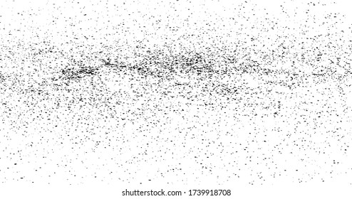Sutil vector de textura urbana de color medio grunge. Textura superpuesta angustiada. Borde de fondo. Resumen efecto texturado leve. Ilustración vectorial. Negro aislado en blanco. EPS10.