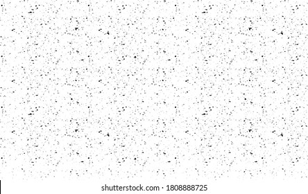 Sutil vector de textura urbana de color medio grunge. Textura superpuesta angustiada. Borde de fondo. Resumen efecto texturado leve. Ilustración vectorial. Negro aislado en blanco. EPS10.