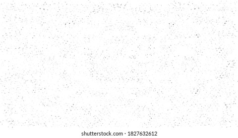 Sutil vector de textura urbana de color medio grunge. Textura superpuesta angustiada. Borde de fondo. Resumen efecto texturado leve. Ilustración vectorial. Negro aislado en blanco. EPS10.