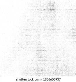 Sutil vector de textura urbana de color medio grunge. Textura superpuesta angustiada. Borde de fondo. Resumen efecto texturado leve. Ilustración vectorial. Negro aislado en blanco. EPS10.