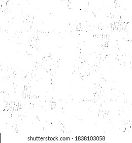 Sutil vector de textura urbana de color medio grunge. Textura superpuesta angustiada. Borde de fondo. Resumen efecto texturado leve. Ilustración vectorial. Negro aislado en blanco. EPS10.